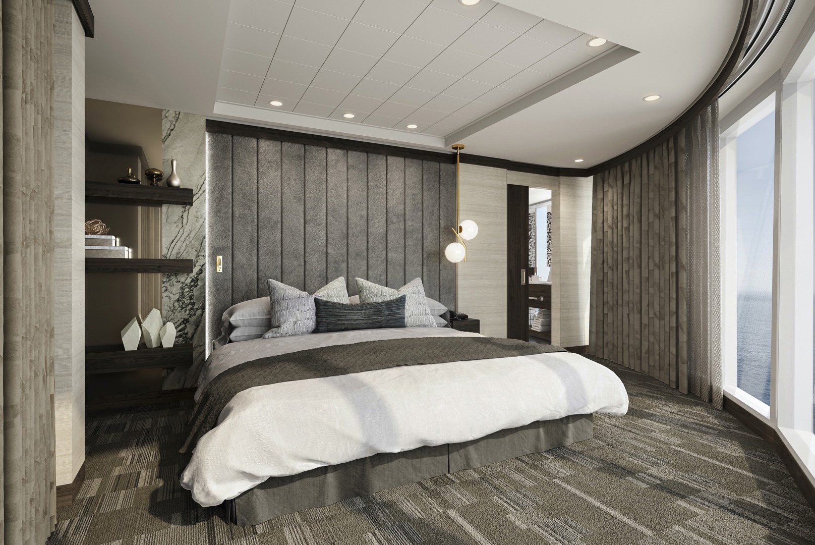 The Haven Deluxe Owner's Suite with Large Balcony